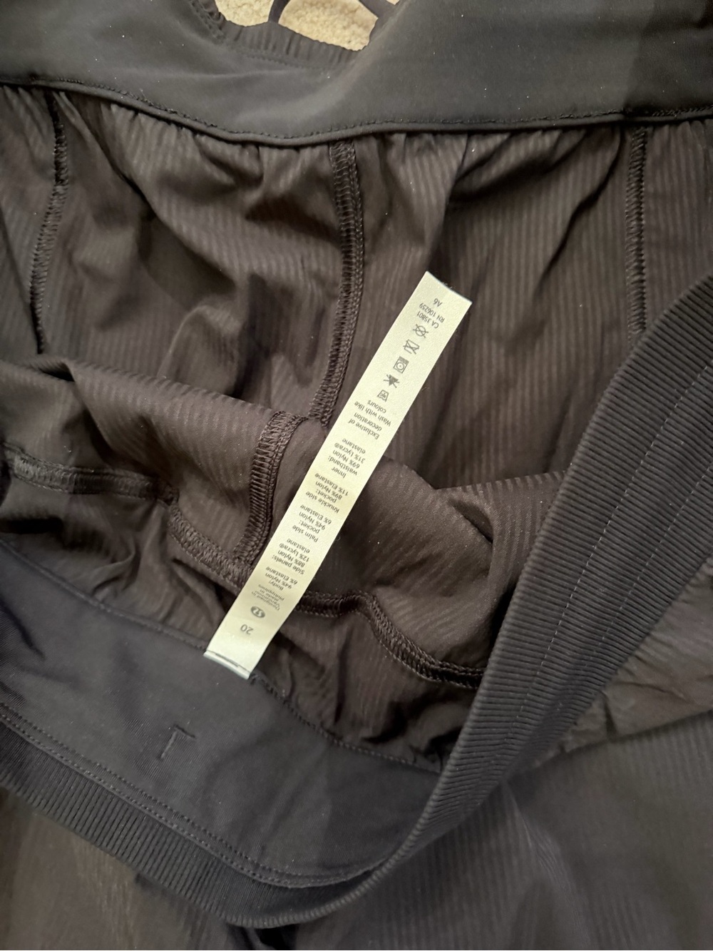 lululemon athletica Black Athletic Jogger Pants size 20 New without tags - Picture 8 of 8